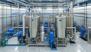 A modern hydrogen production facility